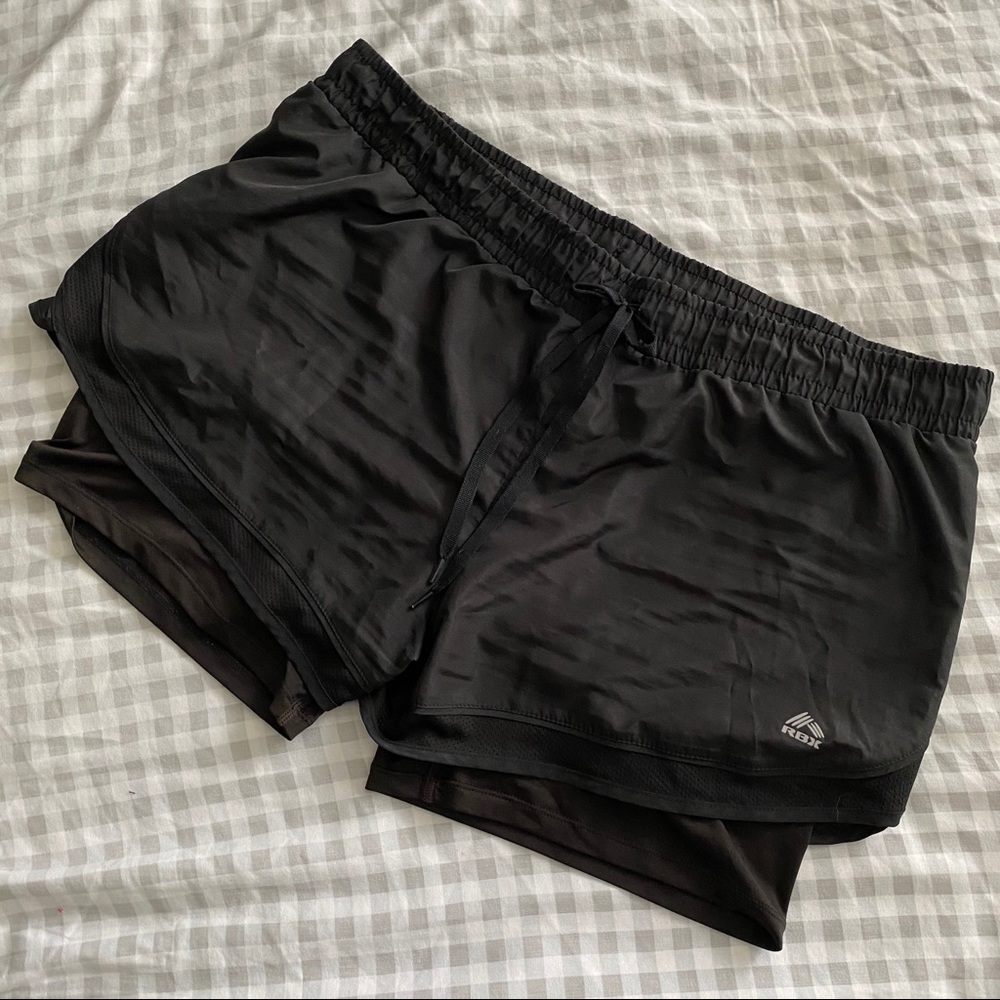 RBX 🏃‍♀️ Black Shorts with Spandex Lining